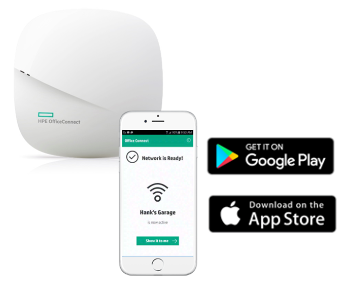 HPE Office Connect – Thiết lập mạng không dây chưa bao giờ dễ hơn HPE OC20 mobile app 2