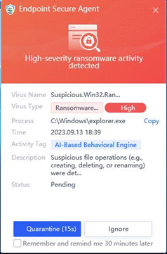 Giải Pháp Phòng Chống Ransomware Với Sangfor Endpoint Secure Best Practices