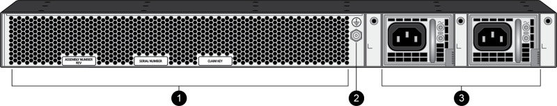 PAN-PA-3420 Firewall Palo Alto PA-3420 - Thiết bị tường lửa Mặt sau PA-3400 Series