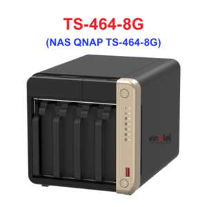 Thiết bị lưu trữ NAS QNAP TS-464-8G kèm 3 ổ cứng ST4000VN006 NAS QNAP TS-464-8G (1)