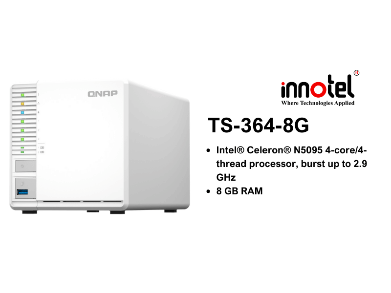 QNAP TS-364-8G - Thiết Bị Lưu trữ NAS QNAP TS-364-8G