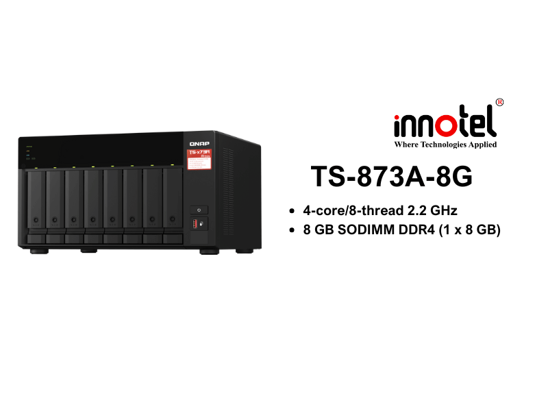 QNAP TS-873A-8G - Thiết Bị Lưu trữ NAS QNAP TS-873A-8G
