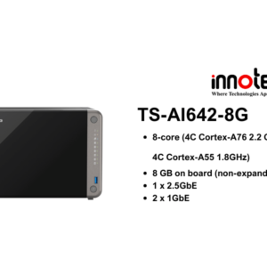 QNAP TS-AI642-8G - Thiết Bị Lưu trữ NAS QNAP TS-AI642-8G