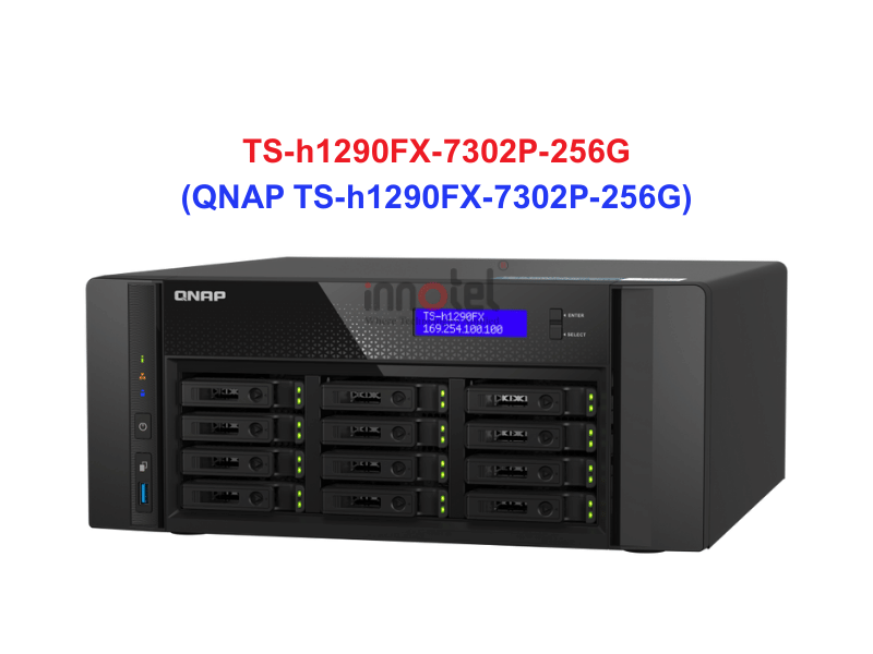 QNAP TS-h1290FX-7302P-256G - Thiết Bị Lưu Trữ NAS QNAP TS-h1290FX-7302P-256G