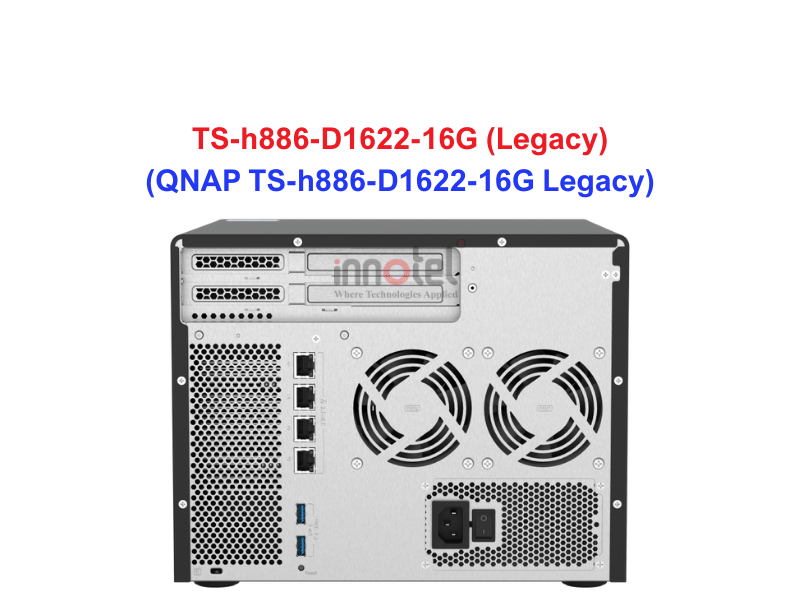 QNAP TS-h886-D1622-16G Legacy - Thiết Bị Lưu Trữ NAS QNAP TS-h886-D1622-16G Legacy