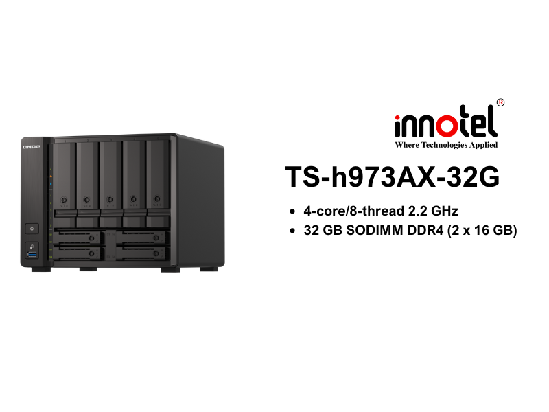 QNAP TS-h973AX-32G - Thiết Bị Lưu trữ NAS QNAP TS-h973AX-32G
