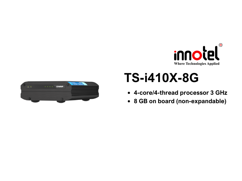 QNAP TS-i410X-8G - Thiết Bị Lưu trữ NAS QNAP TS-i410X-8G