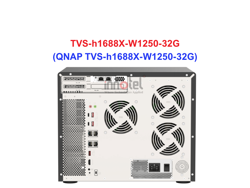 QNAP TVS-h1688X-W1250-32G - Thiết Bị Lưu Trữ NAS QNAP TVS-h1688X-W1250-32G