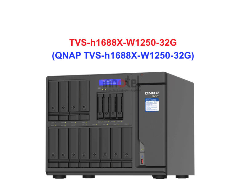 QNAP TVS-h1688X-W1250-32G - Thiết Bị Lưu Trữ NAS QNAP TVS-h1688X-W1250-32G