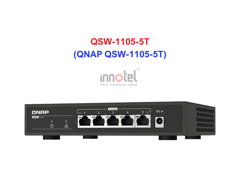 Switch QNAP QSW-1105-5T - Thiết Bị Chuyển Mạch QNAP QSW-1105-5T