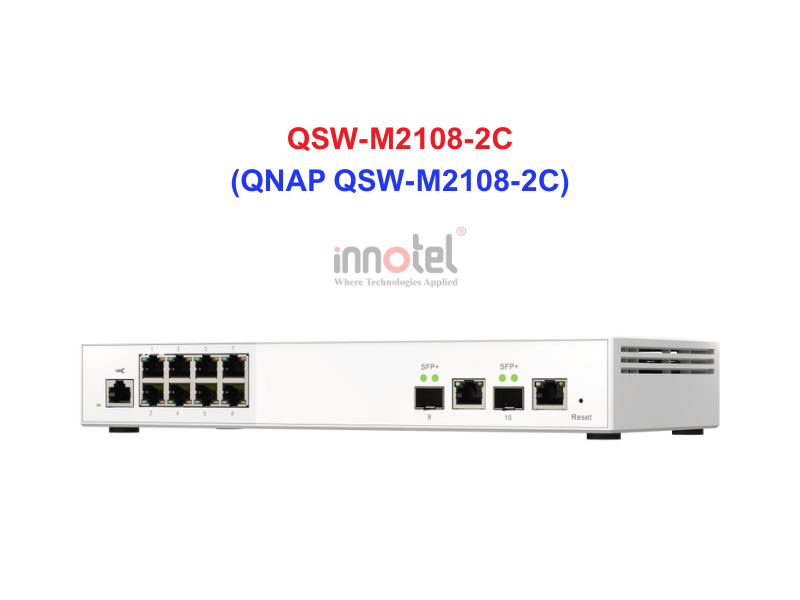 Switch QNAP QSW-M2108-2C - Thiết Bị Chuyển Mạch QNAP QSW-M2108-2C