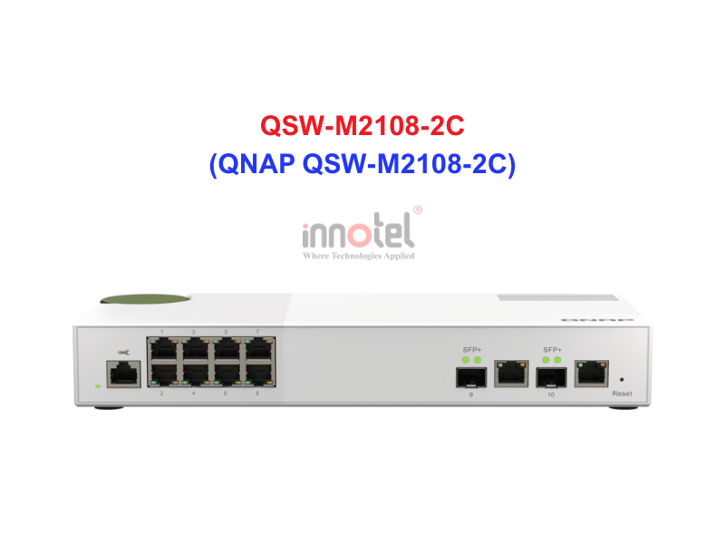 Switch QNAP QSW-M2108-2C - Thiết Bị Chuyển Mạch QNAP QSW-M2108-2C