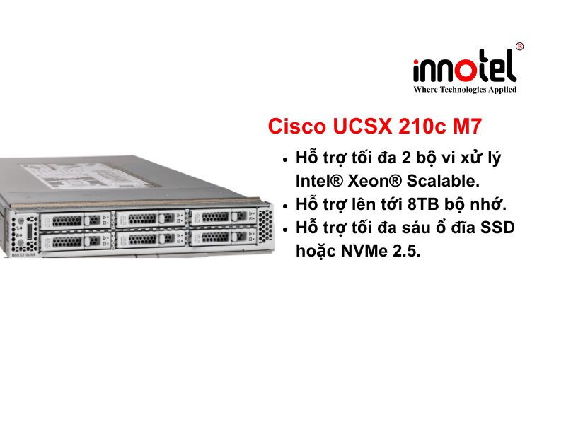 Server Cisco UCSX 210c M7 - Thiết bị Máy Chủ Cisco UCSX 210c M7 Compute Node