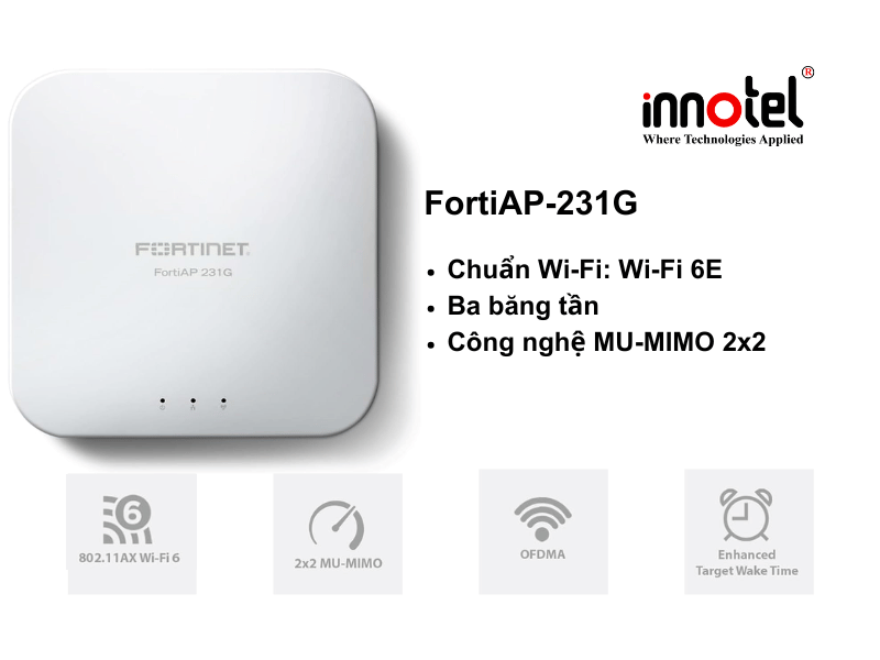 Access Points Fortinet FortiAP-231G (FAP-231G) - Thiết bị Wifi FortiAP-231G