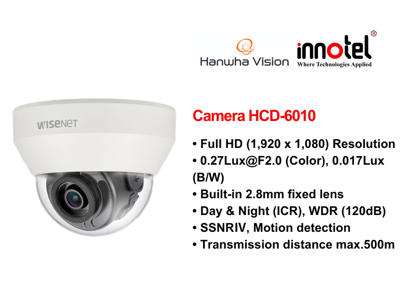 Camera HCD-6010 – Thiết bị Camera Hanwhavision Camera Hanwhavision HCD-6010
