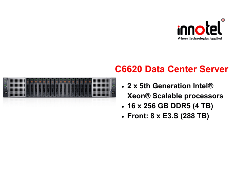 DELL PowerEdge C6620 - Thiết bị Máy Chủ Dell PowerEdge C6620 Rack Server