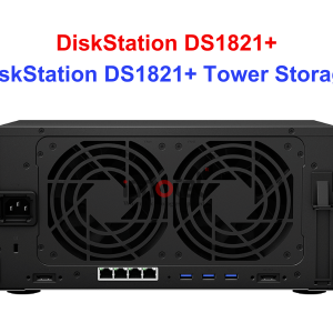 Synology DS1821+ - Thiết bị lưu trữ SAN/NAS DiskStation DS1821+ Tower Storage