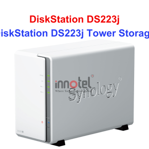 Synology DS223j - Thiết bị lưu trữ SAN/NAS DiskStation DS223j Tower Storage