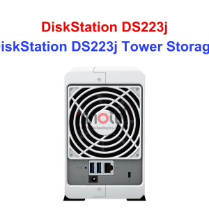 Synology DS223j - Thiết bị lưu trữ SAN/NAS DiskStation DS223j Tower Storage