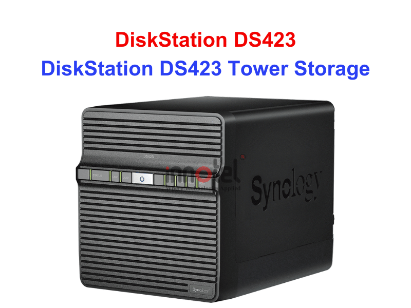 Synology DS423 - Thiết bị lưu trữ SAN/NAS DiskStation DS423 Tower Storage