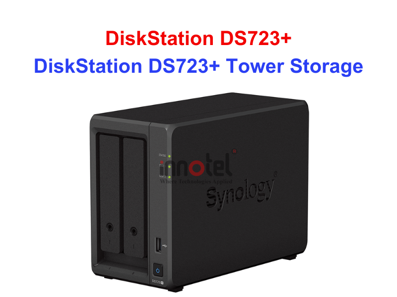Synology DS723+ - Thiết bị lưu trữ SAN/NAS DiskStation DS723+ Tower Storage