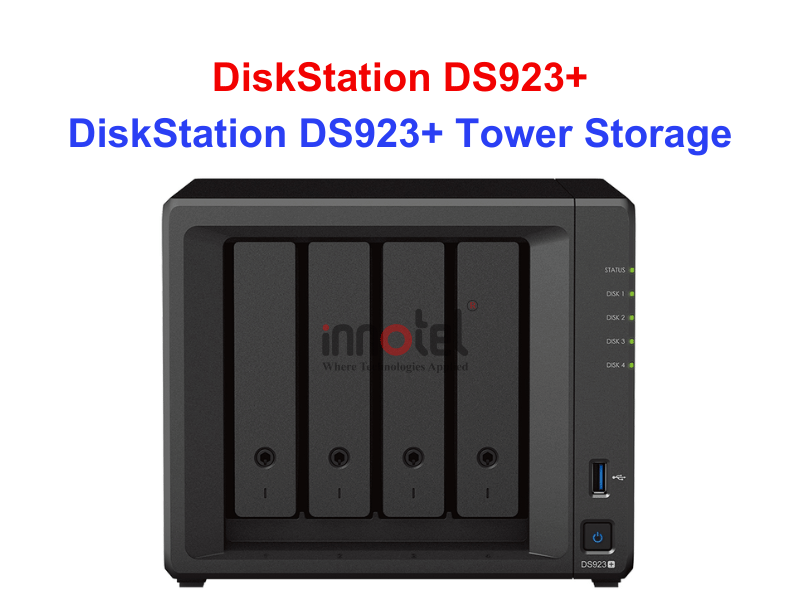 Synology DS923+ - Thiết bị lưu trữ SAN/NAS DiskStation DS923+ Tower Storage