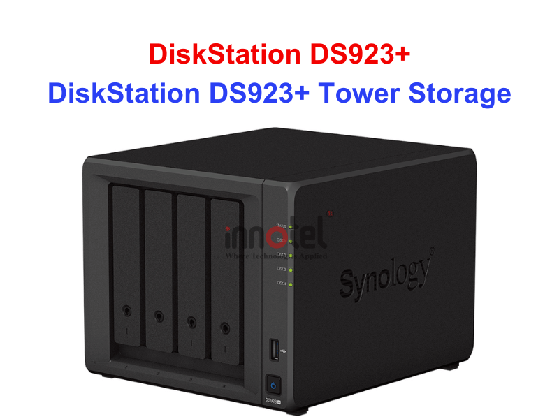 Synology DS923+ - Thiết bị lưu trữ SAN/NAS DiskStation DS923+ Tower Storage