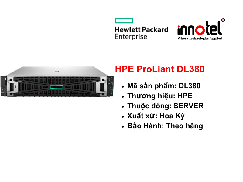 HPE ProLiant DL380 Gen12 - Thiết bị Máy Chủ HPE ProLiant Compute DL380 Gen12