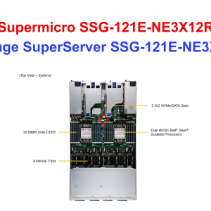 Storage SuperServer SSG-121E-NE3X12R - Thiết bị lưu trữ SAN/NAS Storage SuperServer SSG-121E-NE3X12R