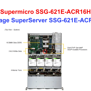 Storage SuperServer SSG-621E-ACR16H - Thiết bị lưu trữ SAN/NAS Storage SuperServer SSG-621E-ACR16H