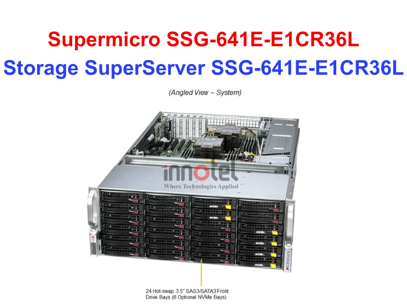 Storage SuperServer SSG-641E-E1CR36L - Thiết bị lưu trữ SAN/NAS Storage SuperServer SSG-641E-E1CR36L