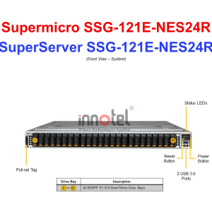 Storage SuperServer SSG-121E-NES24R - Thiết bị lưu trữ SAN/NAS SuperServer SSG-121E-NE316R