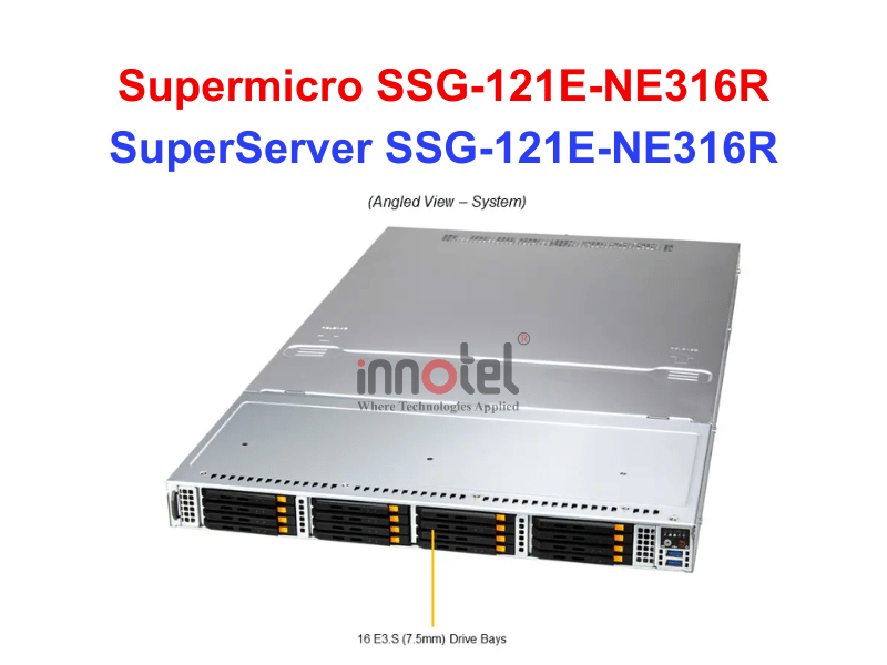 Storage SuperServer SSG-121E-NE316R - Thiết bị lưu trữ SAN/NAS SuperServer SSG-121E-NE316R