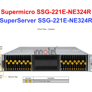 Storage SuperServer SSG-221E-NE324R - Thiết bị lưu trữ SAN/NAS SuperServer SSG-221E-NE324R