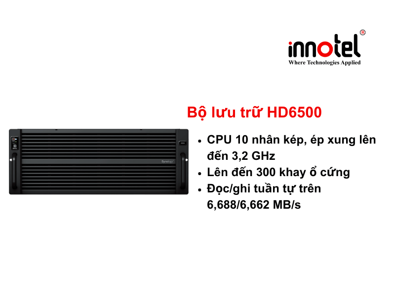 Synology HD6500 - Thiết bị lưu trữ SAN/NAS Synology NAS High Density HD6500