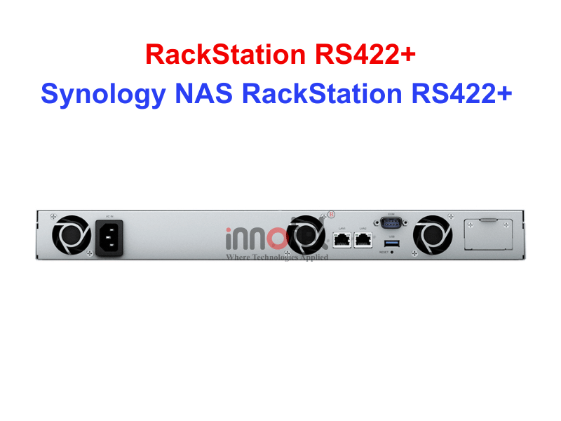 Synology RS422+ - Thiết bị lưu trữ SAN/NAS Synology NAS RackStation RS422+