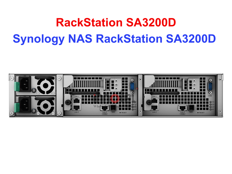 Synology SA3200D - Thiết bị lưu trữ SAN/NAS Synology NAS RackStation SA3200D
