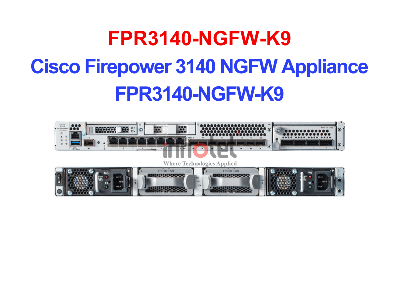 Cisco FPR3140-NGFW-K9 Cisco Firepower 3100 NGFW Appliance – Thiết bị tường lửa Cisco Firepower 3140 NGFW Appliance FPR3140-NGFW-K9