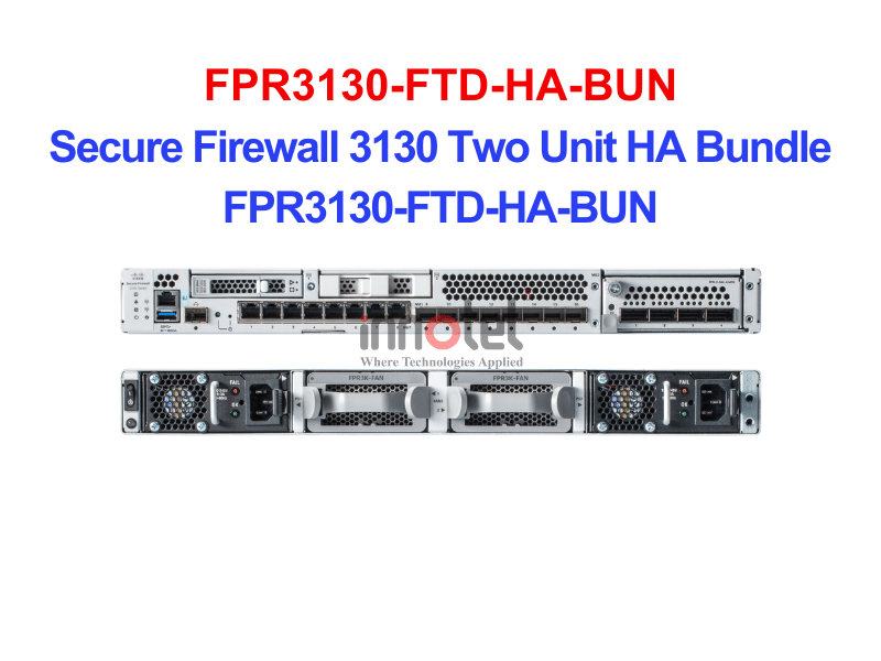 Cisco FPR3130-FTD-HA-BUN Secure Firewall 3130 Two Unit HA Bundle – Thiết bị tường lửa Secure Firewall 3130 Two Unit HA Bundle FPR3130-FTD-HA-BUN