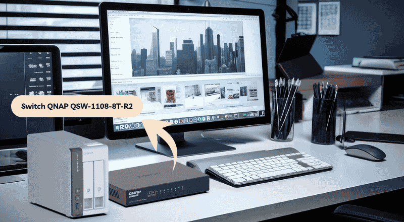 Switch QNAP QSW-1108-8T-R2 – Thiết Bị Chuyển Mạch Switch QNAP QSW-1108-8T-R2