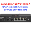 Switch QNAP QSW-2104-2S-A – Thiết Bị Chuyển Mạch Switch QNAP QSW-2104-2S-A