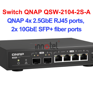 Switch QNAP QSW-2104-2S-A – Thiết Bị Chuyển Mạch Switch QNAP QSW-2104-2S-A