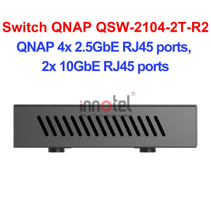 Switch QNAP QSW-2104-2T-R2 – Thiết Bị Chuyển Mạch Switch QNAP QSW-2104-2T-R2