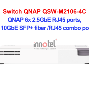 Switch QNAP QSW-M2106-4C – Thiết Bị Chuyển Mạch Switch QNAP QSW-M2106-4C