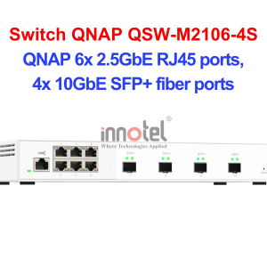 Switch QNAP QSW-M2106-4S – Thiết Bị Chuyển Mạch Switch QNAP QSW-M2106-4S