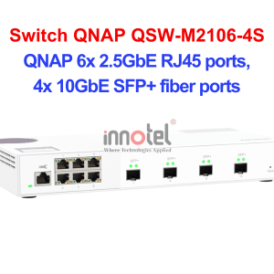 Switch QNAP QSW-M2106-4S – Thiết Bị Chuyển Mạch Switch QNAP QSW-M2106-4S