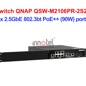 Switch QNAP QSW-M2106PR-2S2T – Thiết Bị Chuyển Mạch Switch QNAP QSW-M2106PR-2S2T