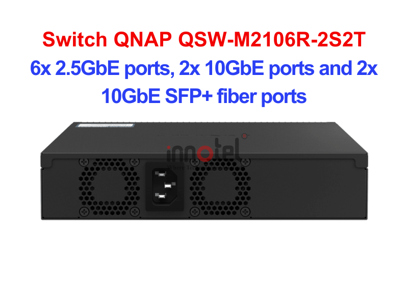 Switch QNAP QSW-M2106R-2S2T – Thiết Bị Chuyển Mạch Switch QNAP QSW-M2106R-2S2T