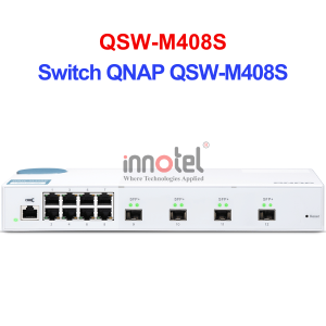 Switch QNAP QSW-M408S – Thiết Bị Chuyển Mạch Switch QNAP QSW-M408S