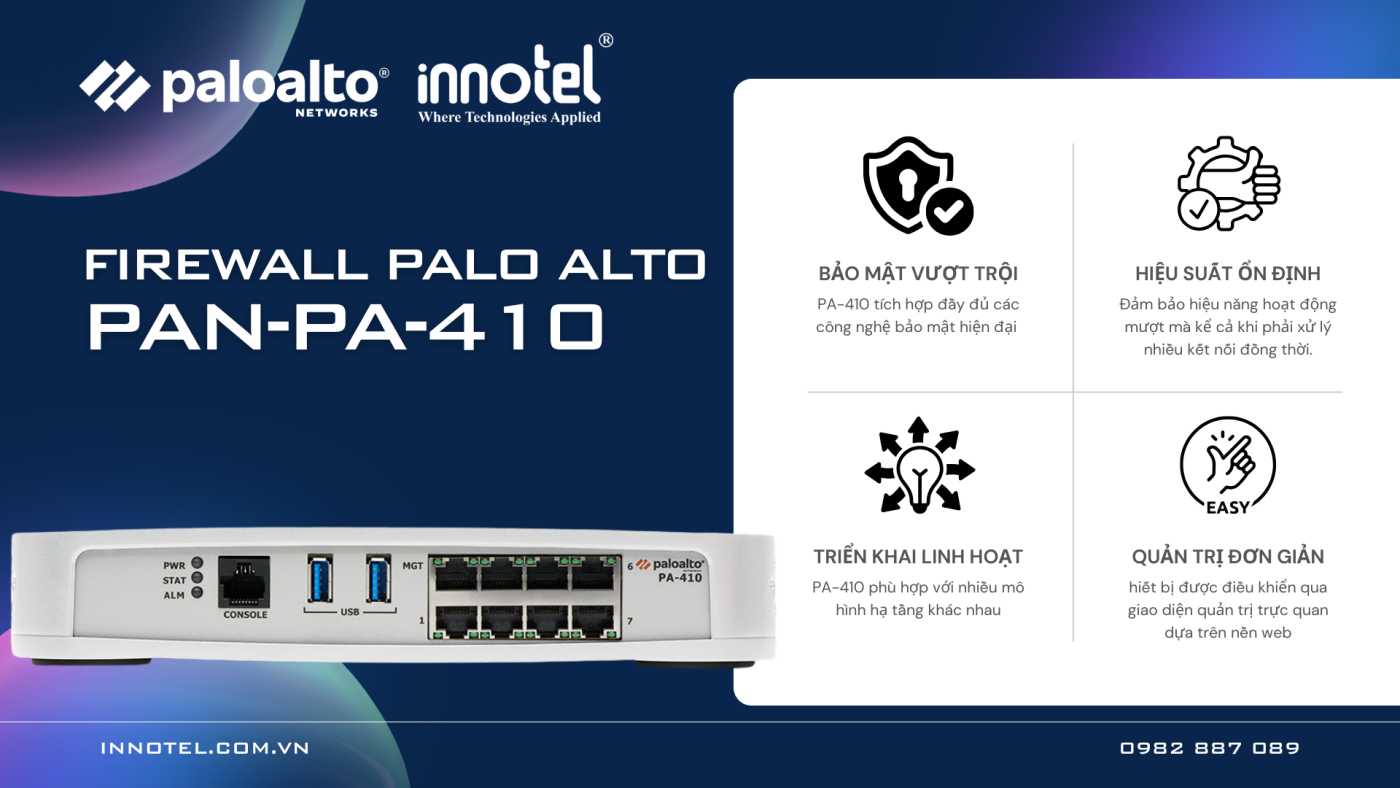 Đánh Giá Tường Lửa Palo Alto PAN-PA-410: Có Phù Hợp Cho Doanh Nghiệp SMB? Tại Sao Palo Alto PAN-PA-410 Được Tin Dùng